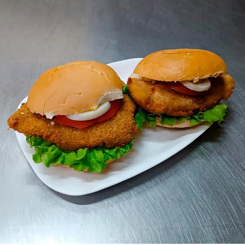 Milanesa en 2 panes